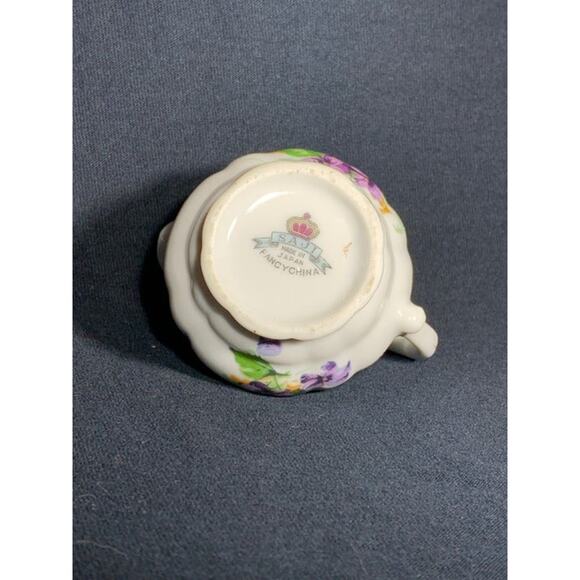 SAJI Set of 3 Dish Items Fancy China Flower Pattern - Picture 4 of 10